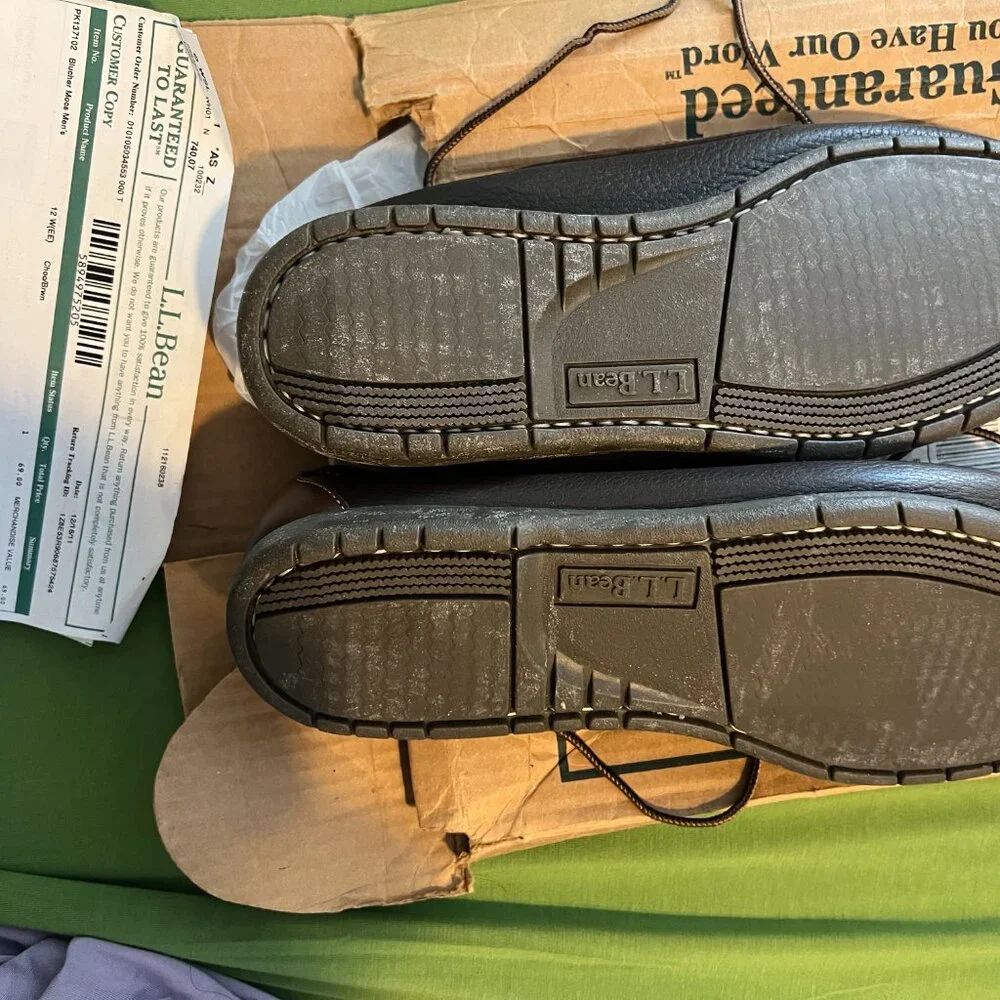 LL Bean mens dock shoes